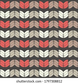 Art seamless pattern. Ethnic design. Folk motif. Vector geometric background. Can be used for social media, posters, email, print, ads designs.