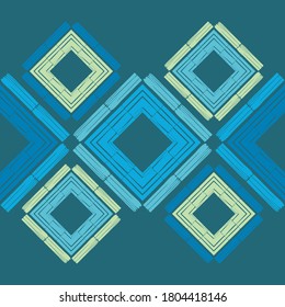 Art seamless pattern. Ethnic design. Folk motif. Vector geometric background. Can be used for social media, posters, email, print, ads designs.