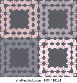 Art seamless pattern. Ethnic design. Folk motif. Vector geometric background. Can be used for social media, posters, email, print, ads designs.