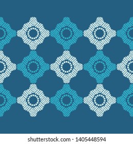 Art seamless pattern. Ethnic figures. Multicolored. Simple design. Vector geometric background. Can be used for social media, posters, email, print, ads designs.