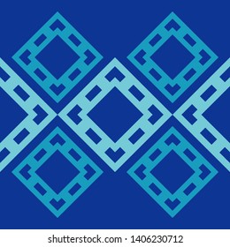 Art seamless pattern. Ethnic figures. Multicolored. Simple design. Vector geometric background. Can be used for social media, posters, email, print, ads designs.