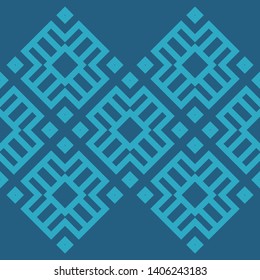 Art seamless pattern. Ethnic figures. Multicolored. Simple design. Vector geometric background. Can be used for social media, posters, email, print, ads designs.