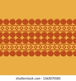 Art seamless pattern. Ethnic print. Boho. Traditional ornament. Folk motif. Vector geometric background. Can be used for social media, posters, email, print, ads designs.