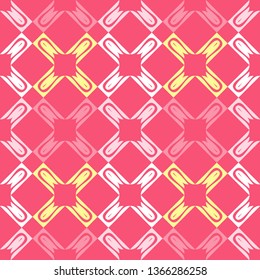 Art seamless pattern. Ethnic print. Multicolored. Boho. Traditional ornament. Folk motif. Vector geometric background. Can be used for social media, posters, email, print, ads designs.