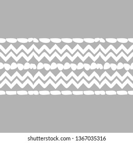 Art seamless pattern. Ethnic print. Color - black and white. Boho. Traditional ornament. Folk motif. Vector geometric background. Can be used for social media, posters, email, print, ads designs.