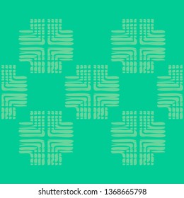 Art seamless pattern. Ethnic print. Multicolored. Boho. Traditional ornament. Folk motif. Vector geometric background. Can be used for social media, posters, email, print, ads designs.
