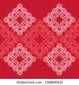 Art seamless pattern. Ethnic print. Multicolored. Boho. Traditional ornament. Folk motif. Vector geometric background. Can be used for social media, posters, email, print, ads designs.