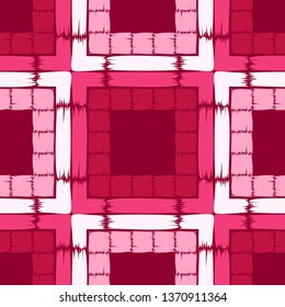 Art seamless pattern. Ethnic print. Multicolored. Boho. Traditional ornament. Folk motif. Vector geometric background. Can be used for social media, posters, email, print, ads designs.