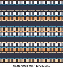 Art seamless pattern. Ethnic print. Multicolored. Boho. Traditional ornament. Folk motif. Vector geometric background. Can be used for social media, posters, email, print, ads designs.