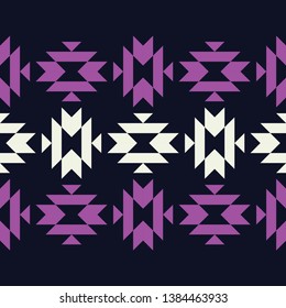 Art seamless pattern. Ethnic print. Multicolored. Boho. Traditional ornament. Folk motif. Vector geometric background. Can be used for social media, posters, email, print, ads designs.