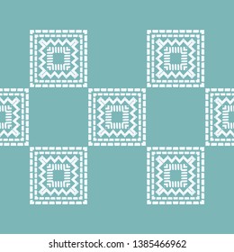 Art seamless pattern. Ethnic print. Multicolored. Boho. Traditional ornament. Folk motif. Vector geometric background. Can be used for social media, posters, email, print, ads designs.