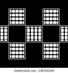 Art seamless pattern. Ethnic print. Color - black and white. Boho. Traditional ornament. Folk motif. Vector geometric background. Can be used for social media, posters, email, print, ads designs.