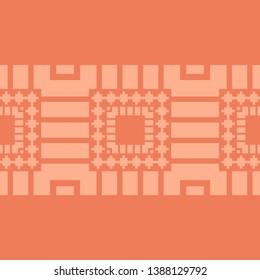 Art seamless pattern. Ethnic print. Multicolored. Boho. Traditional ornament. Folk motif. Vector geometric background. Can be used for social media, posters, email, print, ads designs.