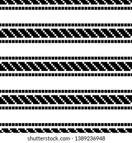 Art seamless pattern. Ethnic print. Color - black and white. Boho. Traditional ornament. Folk motif. Vector geometric background. Can be used for social media, posters, email, print, ads designs.