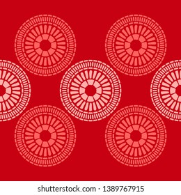 Art seamless pattern. Ethnic print. Multicolored. Boho. Traditional ornament. Folk motif. Vector geometric background. Can be used for social media, posters, email, print, ads designs.