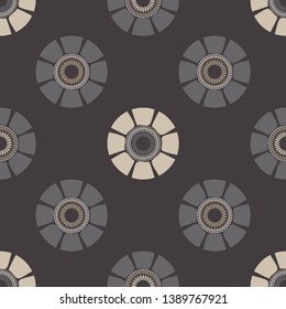Art seamless pattern. Ethnic print. Multicolored. Boho. Traditional ornament. Folk motif. Vector geometric background. Can be used for social media, posters, email, print, ads designs.