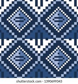 Art seamless pattern. Ethnic print. Multicolored. Boho. Traditional ornament. Folk motif. Vector geometric background. Can be used for social media, posters, email, print, ads designs.