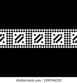 Art seamless pattern. Ethnic print. Color - black and white. Boho. Traditional ornament. Folk motif. Vector geometric background. Can be used for social media, posters, email, print, ads designs.