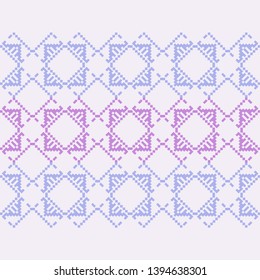 Art seamless pattern. Ethnic print. Multicolored. Boho. Traditional ornament. Folk motif. Vector geometric background. Can be used for social media, posters, email, print, ads designs.