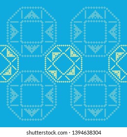 Art seamless pattern. Ethnic print. Multicolored. Boho. Traditional ornament. Folk motif. Vector geometric background. Can be used for social media, posters, email, print, ads designs.