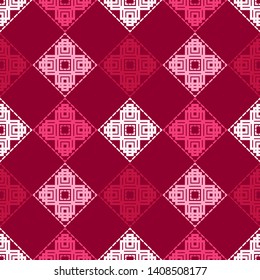 Art seamless pattern. Ethnic print. Multicolored. Boho. Traditional ornament. Folk motif. Vector geometric background. Can be used for social media, posters, email, print, ads designs.