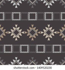 Art seamless pattern. Ethnic print. Multicolored. Boho. Traditional ornament. Folk motif. Vector geometric background. Can be used for social media, posters, email, print, ads designs.