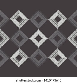 Art seamless pattern. Ethnic print. Multicolored. Boho. Traditional ornament. Folk motif. Vector geometric background. Can be used for social media, posters, email, print, ads designs.