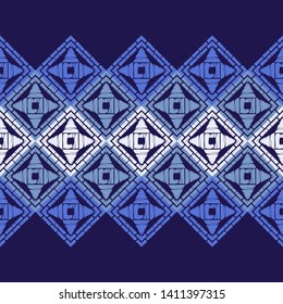 Art seamless pattern. Ethnic print. Multicolored. Boho. Traditional ornament. Folk motif. Vector geometric background. Can be used for social media, posters, email, print, ads designs.