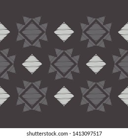 Art seamless pattern. Ethnic print. Multicolored. Boho. Traditional ornament. Folk motif. Vector geometric background. Can be used for social media, posters, email, print, ads designs.