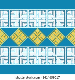 Art seamless pattern. Ethnic print. Multicolored. Boho. Traditional ornament. Folk motif. Vector geometric background. Can be used for social media, posters, email, print, ads designs.