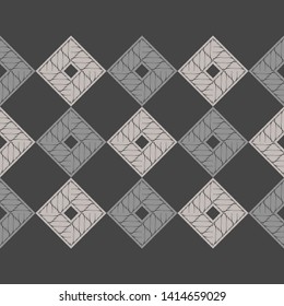 Art seamless pattern. Ethnic print. Multicolored. Boho. Traditional ornament. Folk motif. Vector geometric background. Can be used for social media, posters, email, print, ads designs.