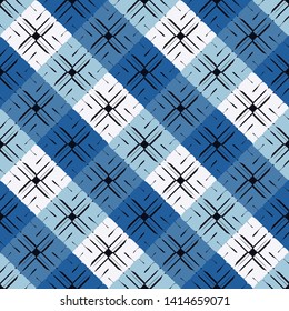 Art seamless pattern. Ethnic print. Multicolored. Boho. Traditional ornament. Folk motif. Vector geometric background. Can be used for social media, posters, email, print, ads designs.