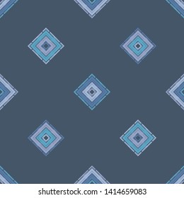 Art seamless pattern. Ethnic print. Multicolored. Boho. Traditional ornament. Folk motif. Vector geometric background. Can be used for social media, posters, email, print, ads designs.