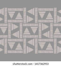 Art seamless pattern. Ethnic print. Multicolored. Boho. Traditional ornament. Folk motif. Vector geometric background. Can be used for social media, posters, email, print, ads designs.