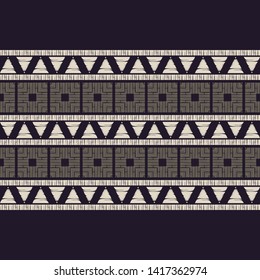 Art seamless pattern. Ethnic print. Multicolored. Boho. Traditional ornament. Folk motif. Vector geometric background. Can be used for social media, posters, email, print, ads designs.