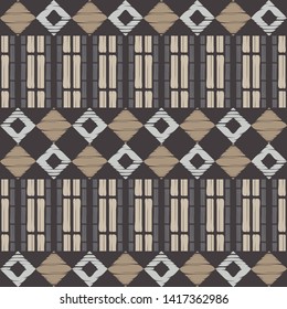 Art seamless pattern. Ethnic print. Multicolored. Boho. Traditional ornament. Folk motif. Vector geometric background. Can be used for social media, posters, email, print, ads designs.