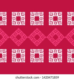 Art seamless pattern. Ethnic print. Multicolored. Boho. Traditional ornament. Folk motif. Vector geometric background. Can be used for social media, posters, email, print, ads designs.