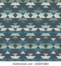 Art seamless pattern. Ethnic print. Multicolored. Boho. Traditional ornament. Folk motif. Vector geometric background. Can be used for social media, posters, email, print, ads designs.