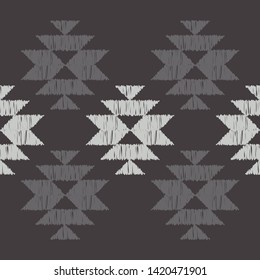 Art seamless pattern. Ethnic print. Multicolored. Boho. Traditional ornament. Folk motif. Vector geometric background. Can be used for social media, posters, email, print, ads designs.
