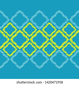 Art seamless pattern. Ethnic print. Multicolored. Boho. Traditional ornament. Folk motif. Vector geometric background. Can be used for social media, posters, email, print, ads designs.