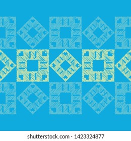 Art seamless pattern. Ethnic print. Multicolored. Boho. Traditional ornament. Folk motif. Vector geometric background. Can be used for social media, posters, email, print, ads designs.