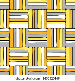 Art seamless pattern. Ethnic print. Multicolored. Boho. Traditional ornament. Folk motif. Vector geometric background. Can be used for social media, posters, email, print, ads designs.