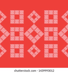 Art seamless pattern. Ethnic print. Multicolored. Boho. Traditional ornament. Folk motif. Vector geometric background. Can be used for social media, posters, email, print, ads designs.