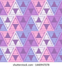 Art seamless pattern. Ethnic print. Multicolored. Boho. Traditional ornament. Folk motif. Vector geometric background. Can be used for social media, posters, email, print, ads designs.