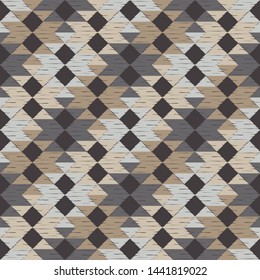 Art seamless pattern. Ethnic print. Multicolored. Boho. Traditional ornament. Folk motif. Vector geometric background. Can be used for social media, posters, email, print, ads designs.