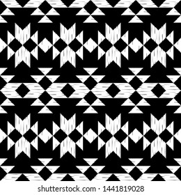 Art seamless pattern. Ethnic print. Multicolored. Boho. Traditional ornament. Folk motif. Vector geometric background. Can be used for social media, posters, email, print, ads designs.