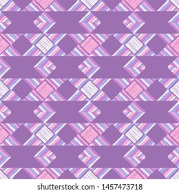 Art seamless pattern. Ethnic print. Multicolored. Boho. Traditional ornament. Folk motif. Vector geometric background. Can be used for social media, posters, email, print, ads designs.