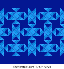 Art seamless pattern. Ethnic print. Multicolored. Boho. Traditional ornament. Folk motif. Vector geometric background. Can be used for social media, posters, email, print, ads designs.