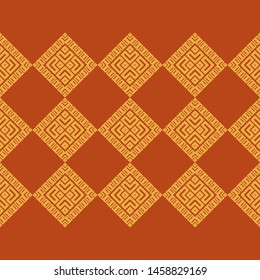 Art seamless pattern. Ethnic print. Multicolored. Boho. Traditional ornament. Folk motif. Vector geometric background. Can be used for social media, posters, email, print, ads designs.