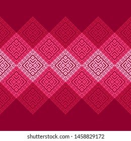 Art seamless pattern. Ethnic print. Multicolored. Boho. Traditional ornament. Folk motif. Vector geometric background. Can be used for social media, posters, email, print, ads designs.